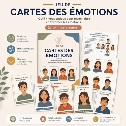 Jeu Cartes des Émotions