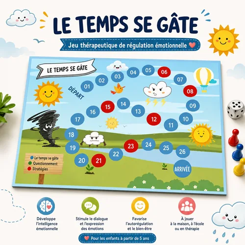 Jeu thérapeutique Le Temps se Couvre