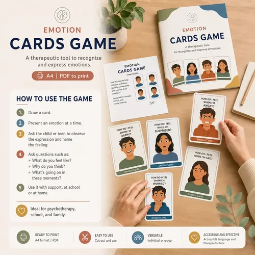 Emotion Cards game