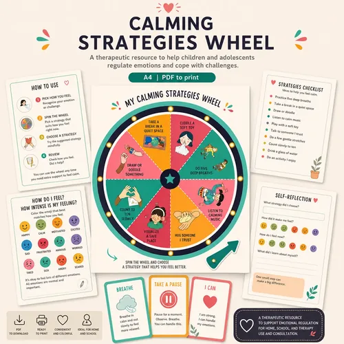 Calming Strategies Wheel